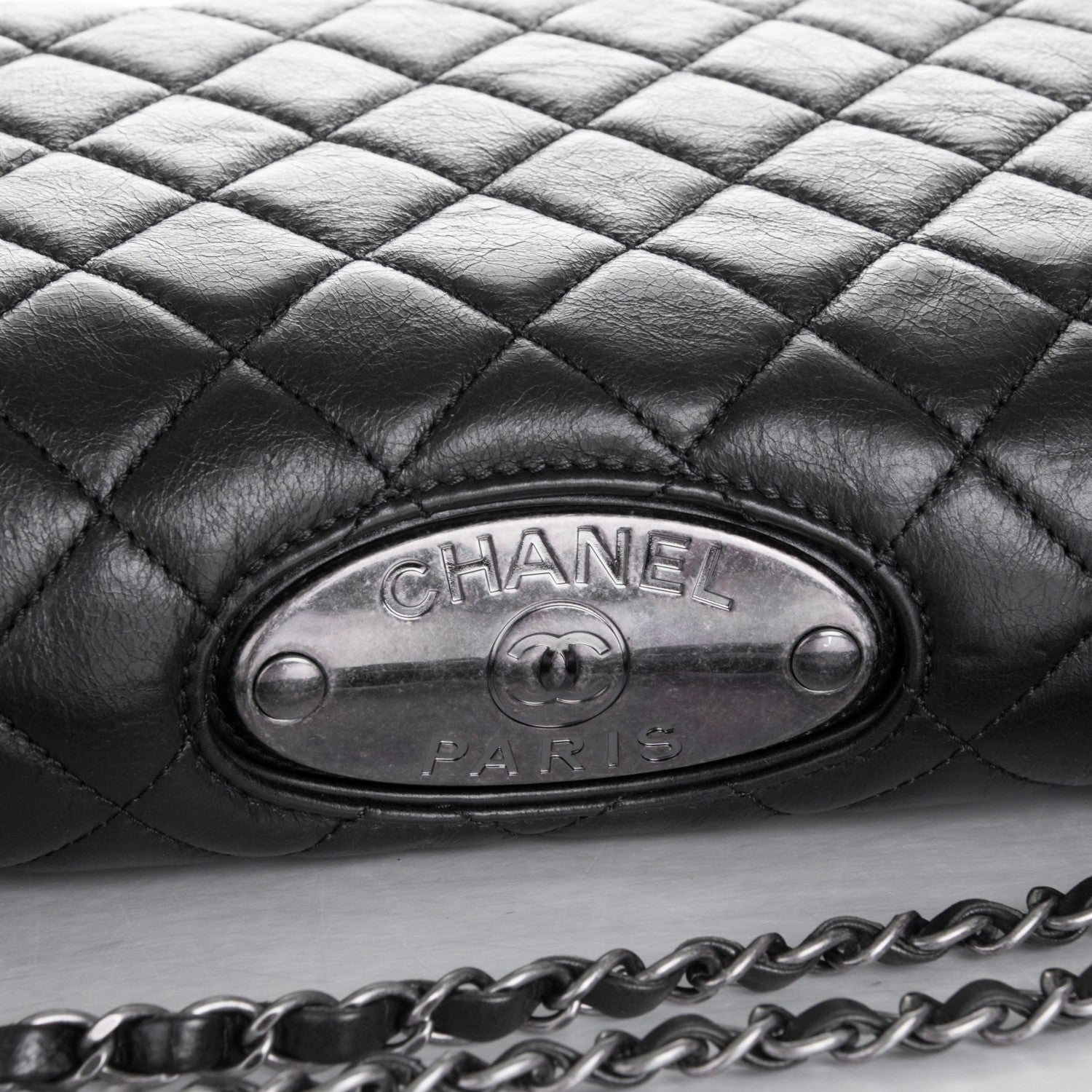 Chanel Calfskin Quilted Large Single Flap Black 5 of 9