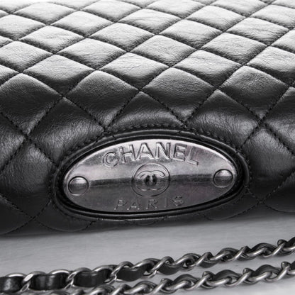 Chanel Calfskin Quilted Large Single Flap Black 5 of 9