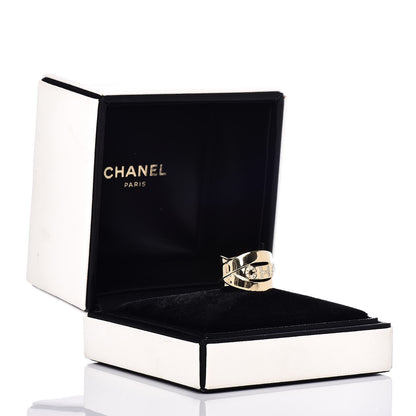 Chanel CHANEL18K Yellow Gold Diamond Bolduc Ring 52 6 6 of 6
