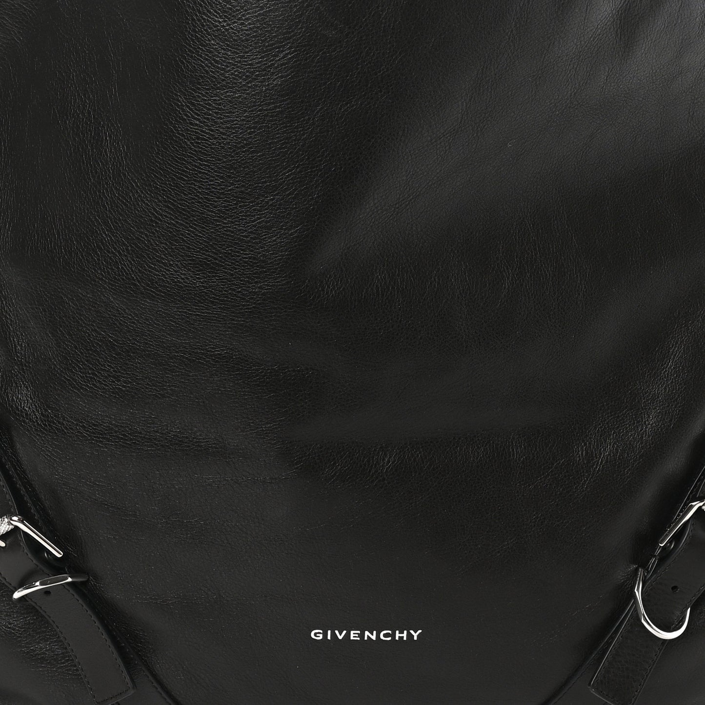 Calfskin Shearling Large Voyou Bag Chocolate