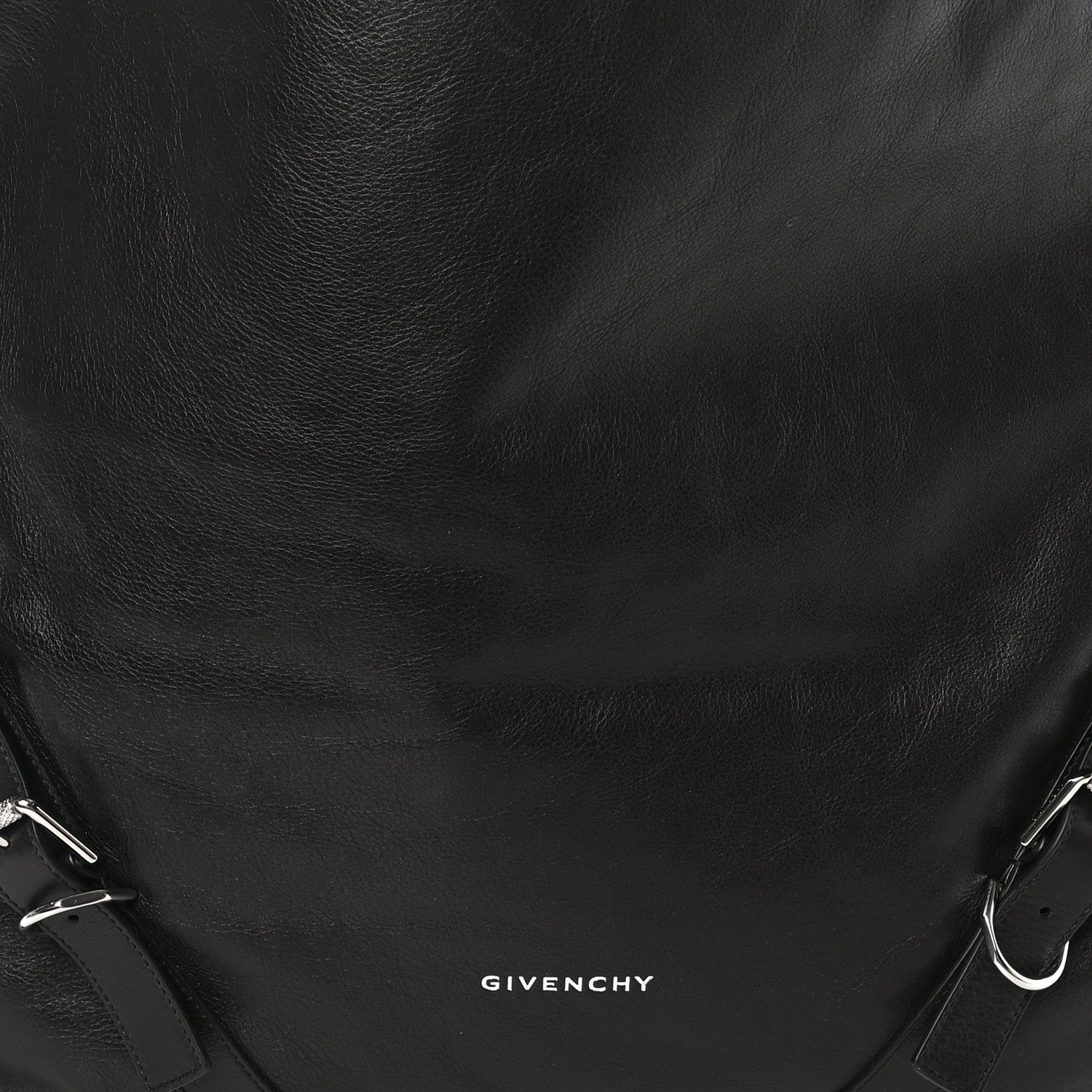 Givenchy Calfskin Shearling Large Voyou Bag Chocolate 7 of 9