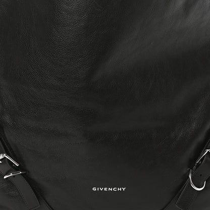 Givenchy Calfskin Shearling Large Voyou Bag Chocolate 7 of 9