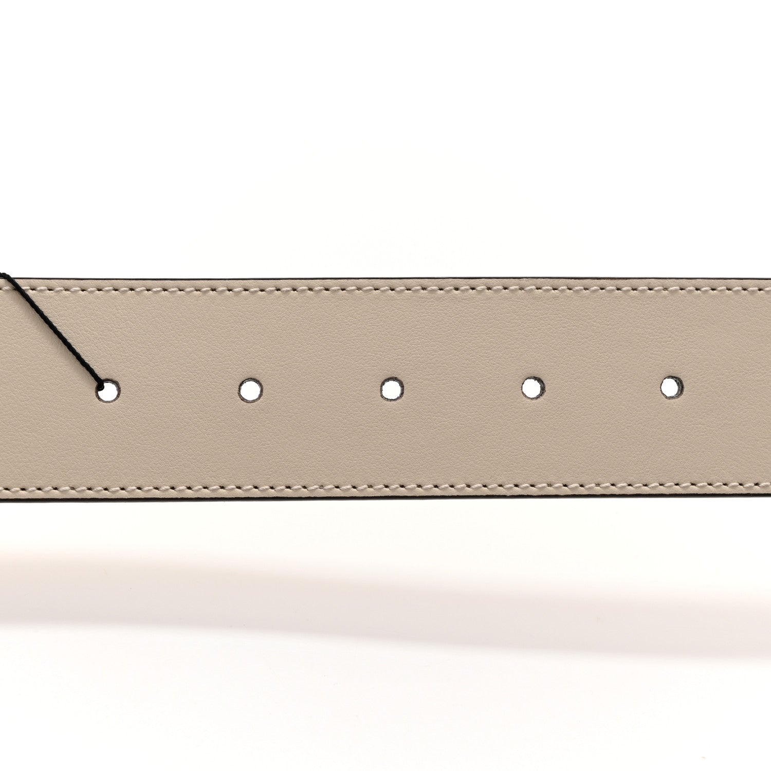 Gucci Plutone Calfskin Palladium Double G 40mm Belt 85 34 Mystic White 3 of 10