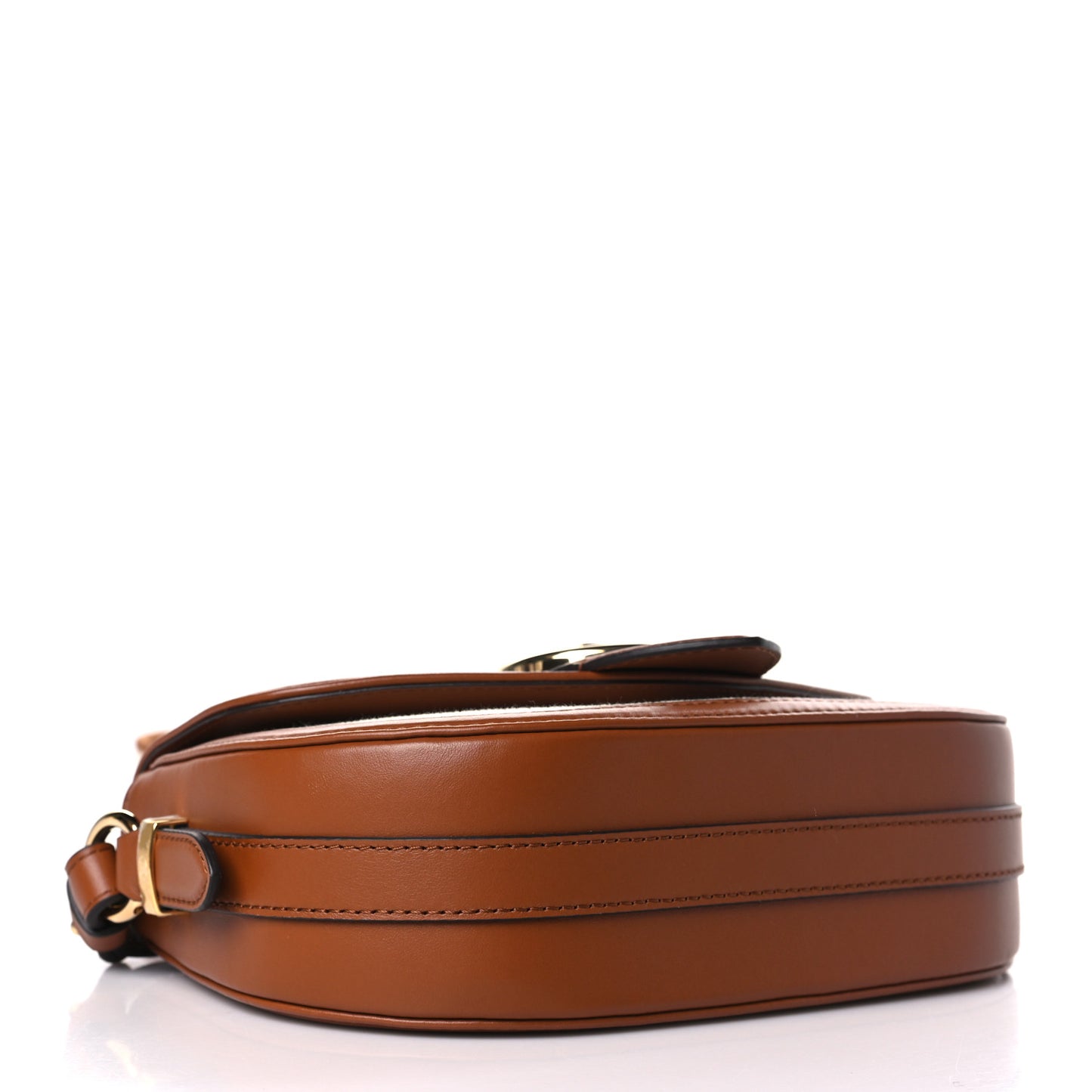 Canvas Smooth Calfskin LV Pont 9 Soft MM Caramel Brown