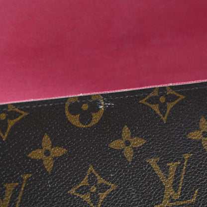 Louis Vuitton Monogram Pochette Felicie Chain Wallet Fuchsia 10 of 10