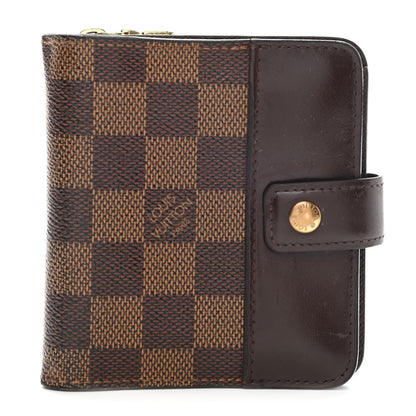 Louis Vuitton Damier Ebene Zippe Zipped Compact Wallet 1 of 10
