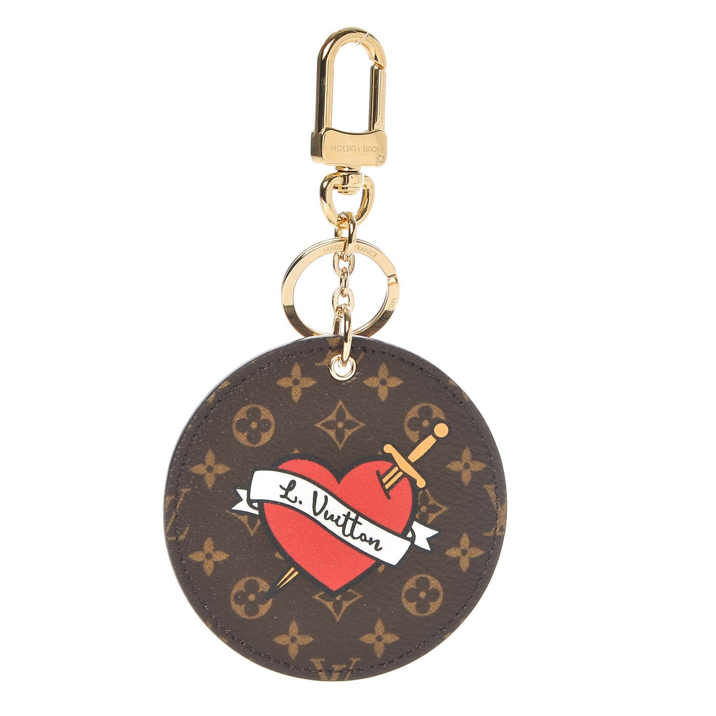 Monogram Stories Bag Charm Key Holder