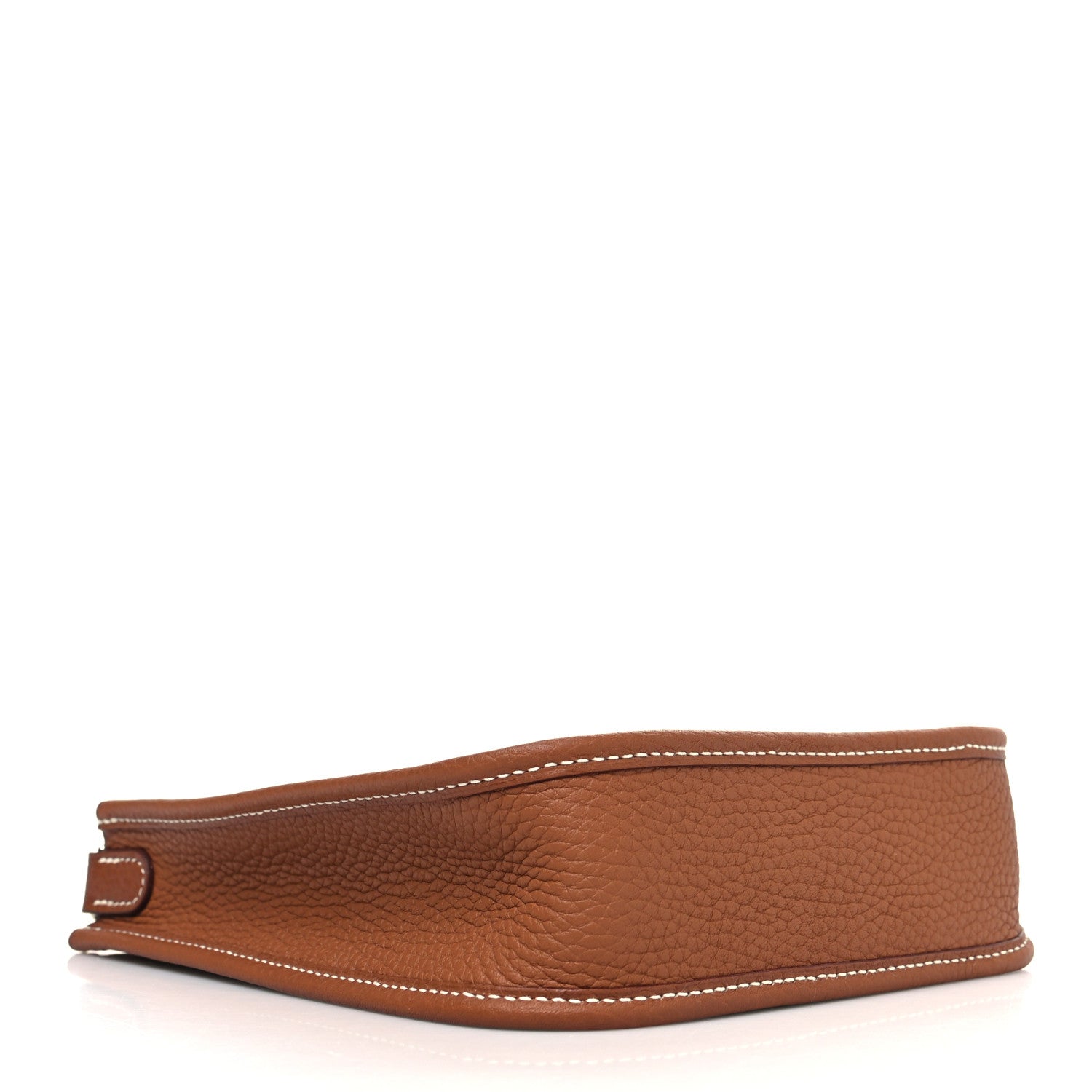 Hermes Taurillon Clemence Allegro Evelyne TPM Gold Cornaline White 4 of 11