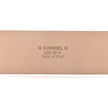 Chanel Calfskin Belt 95 38 Black 4 of 8