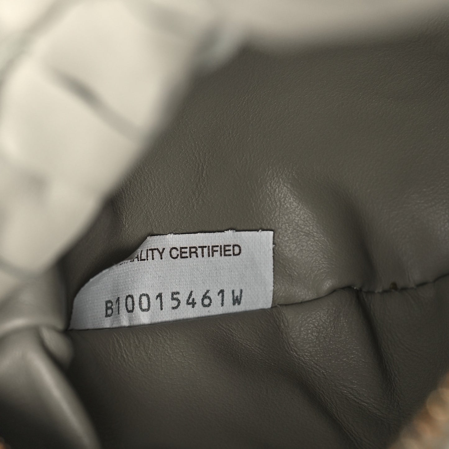 Nappa Intrecciato Mini Jodie Travertine