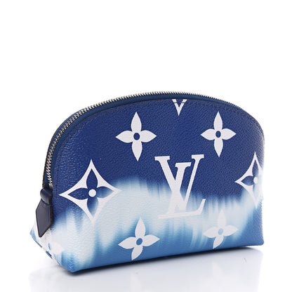 Louis Vuitton Monogram Giant Escale Cosmetic Pouch Blue 2 of 8