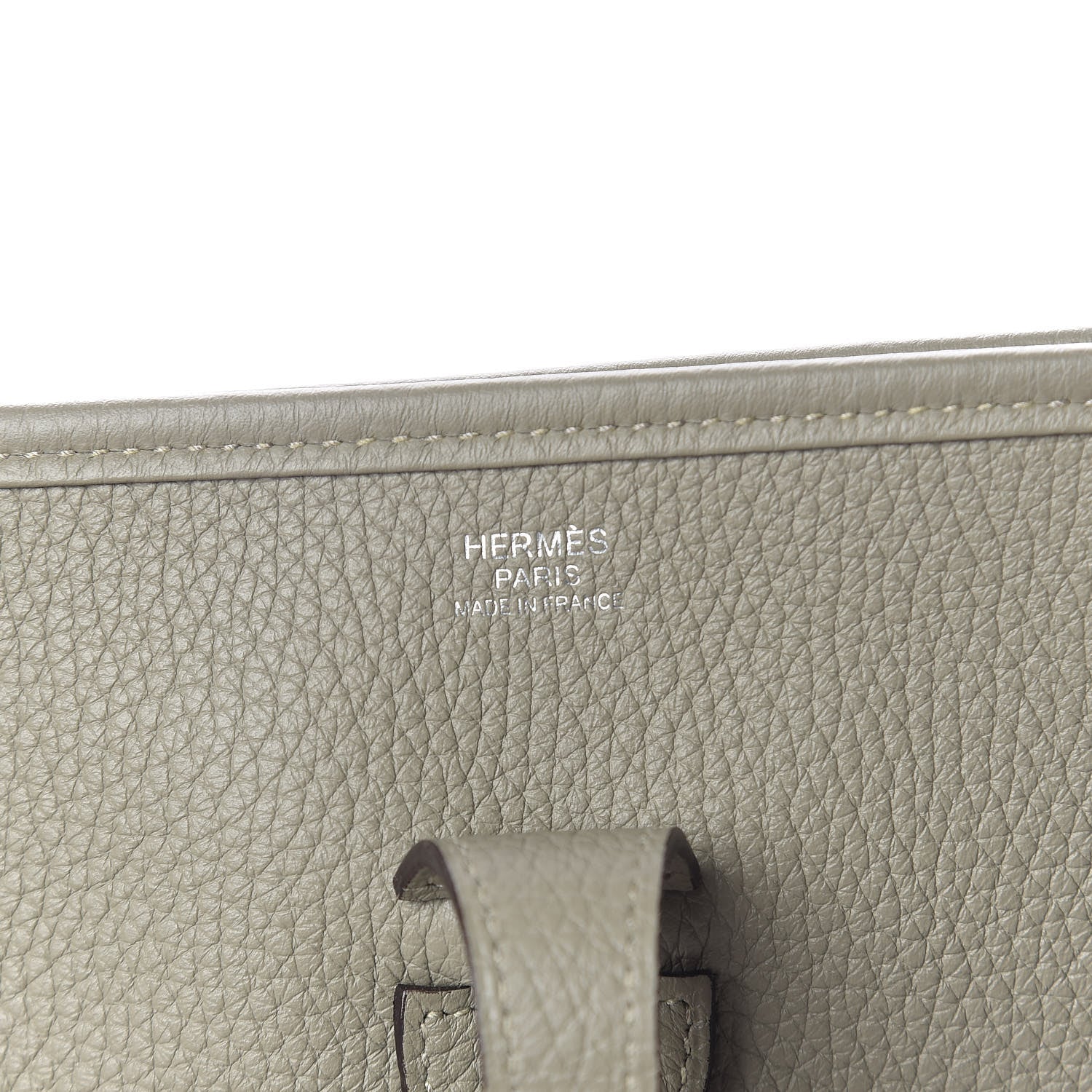 Hermes Taurillon Clemence Evelyne III PM Sauge 10 of 11