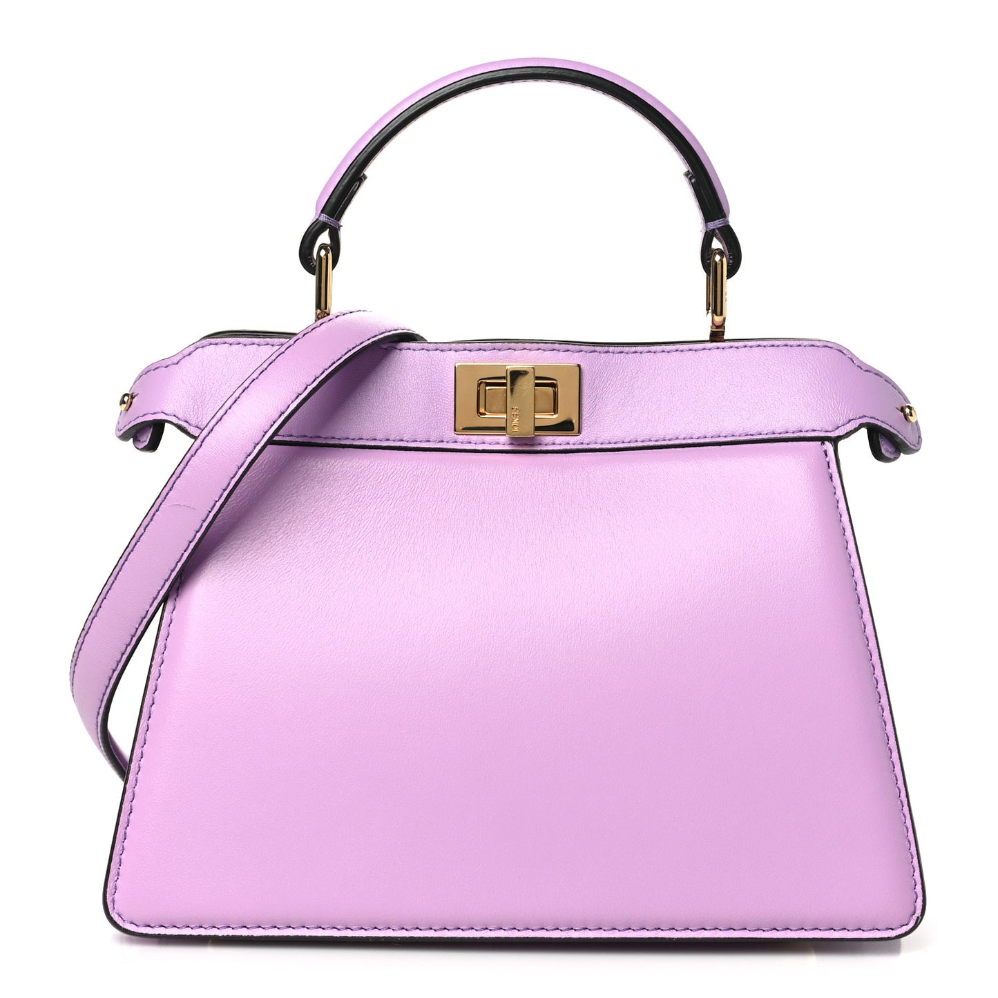 Shiny Nappa Petite Peekaboo I SEE U Satchel Violetta