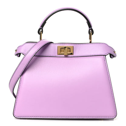 Fendi Shiny Nappa Petite Peekaboo I SEE U Satchel Violetta 1 of 11