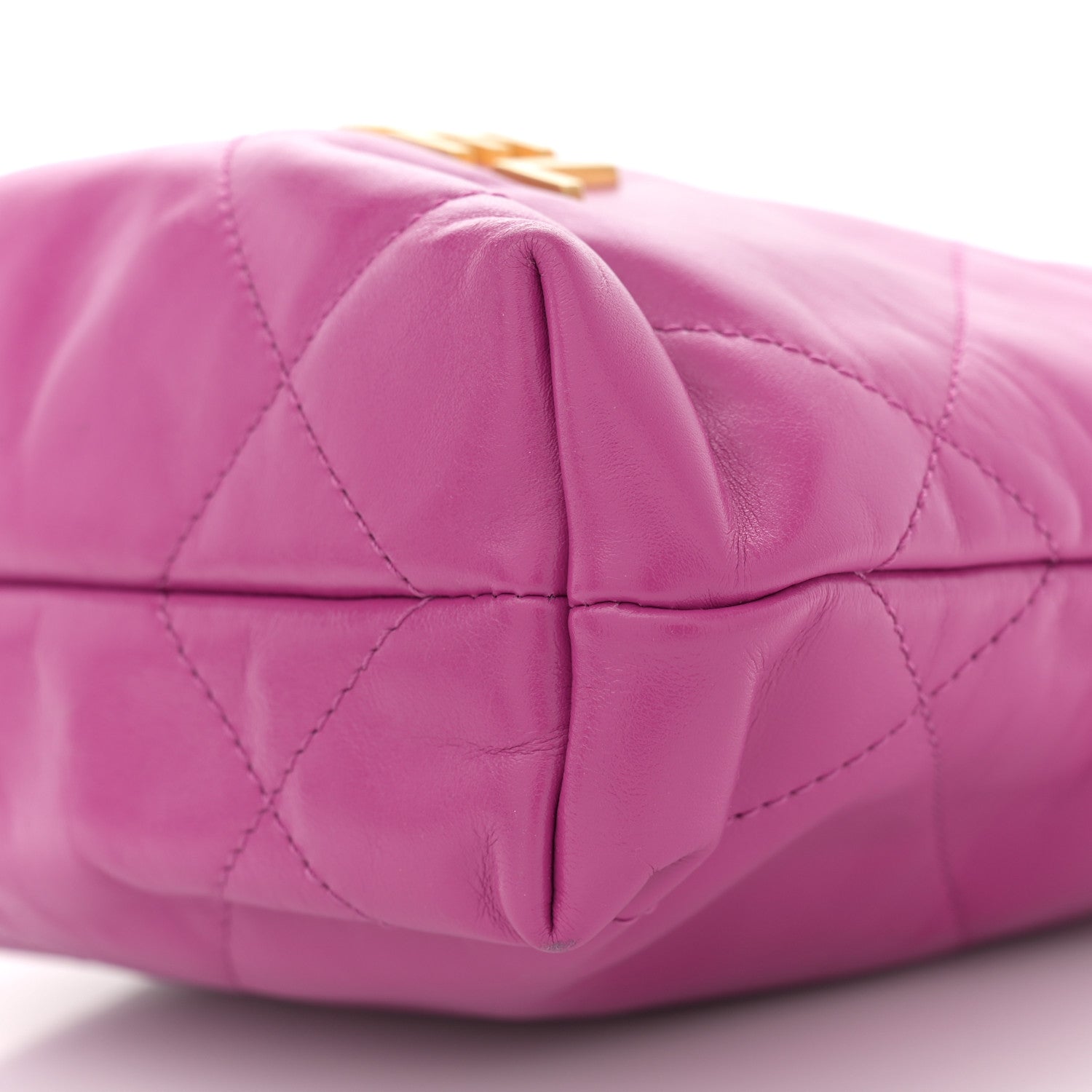 Chanel Shiny Calfskin Quilted Mini Chanel 22 Purple 10 of 10