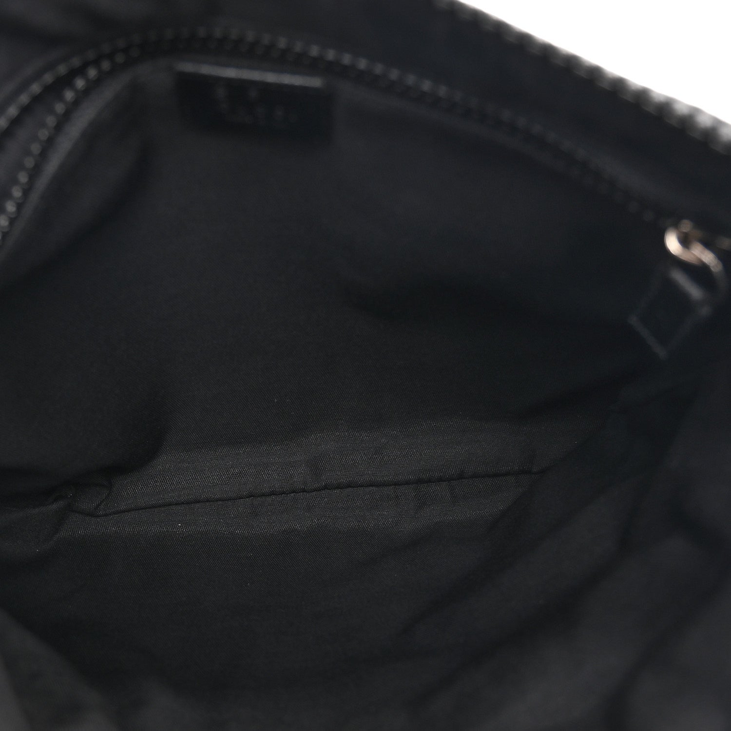 Gucci Nylon Monogram Small Flat Messenger Bag Black 5 of 11