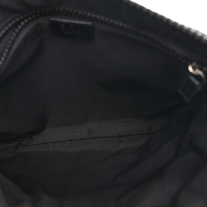 Gucci Nylon Monogram Small Flat Messenger Bag Black 5 of 11