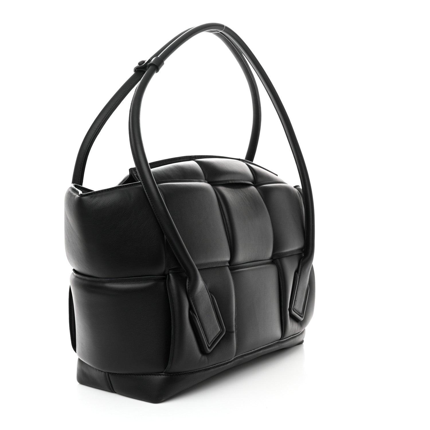 Bottega Veneta Nappa Maxi Intrecciato Padded Large Arco Black 3 of 14