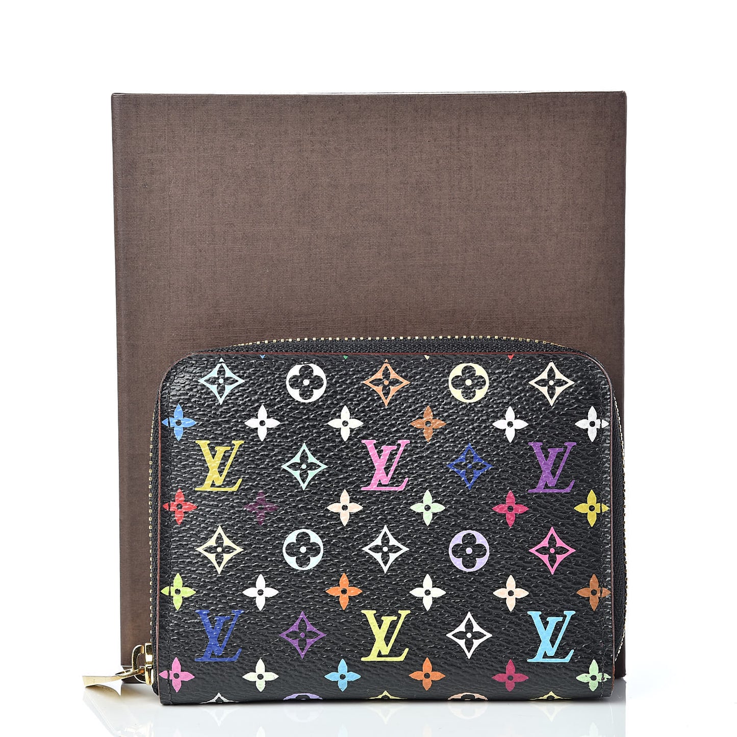 Monogram Multicolor Zippy Coin Purse Black Grenade