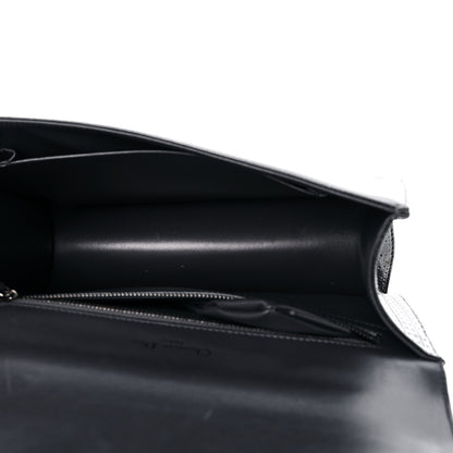 Christian Dior Metallic Patent Micro-Cannage Medium Diorama Flap Bag Onyx Black 5 of 11
