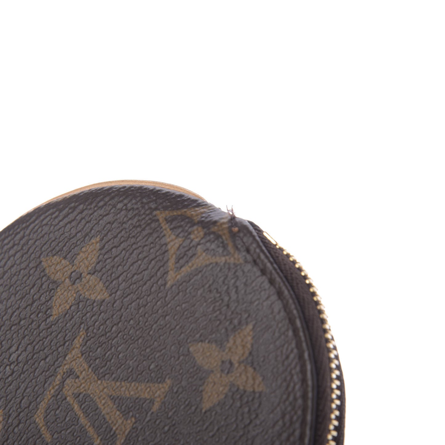 Monogram Round Coin Purse