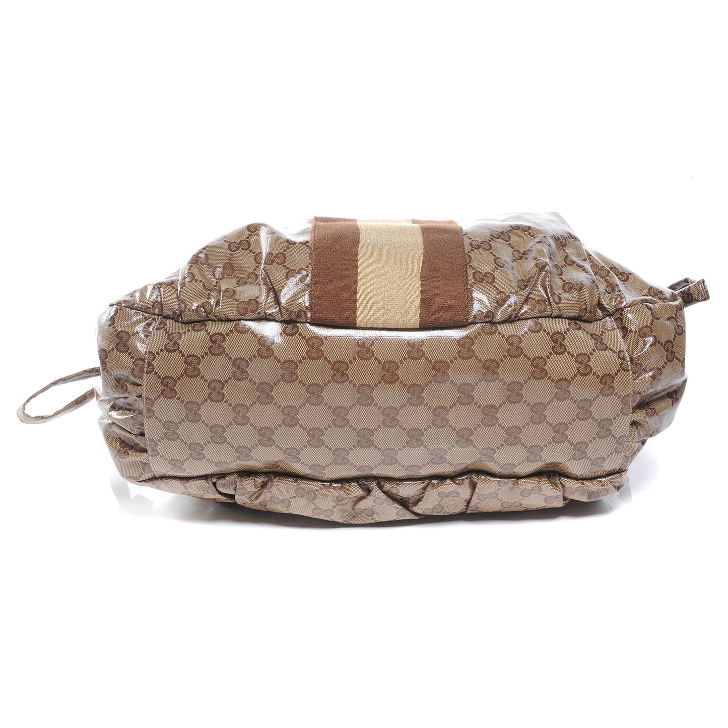 Crystal Monogram Web Hobo