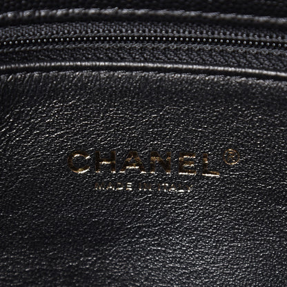 Chanel Caviar Lizard Quilted Medium Coco Handle Flap Black 6 of 8