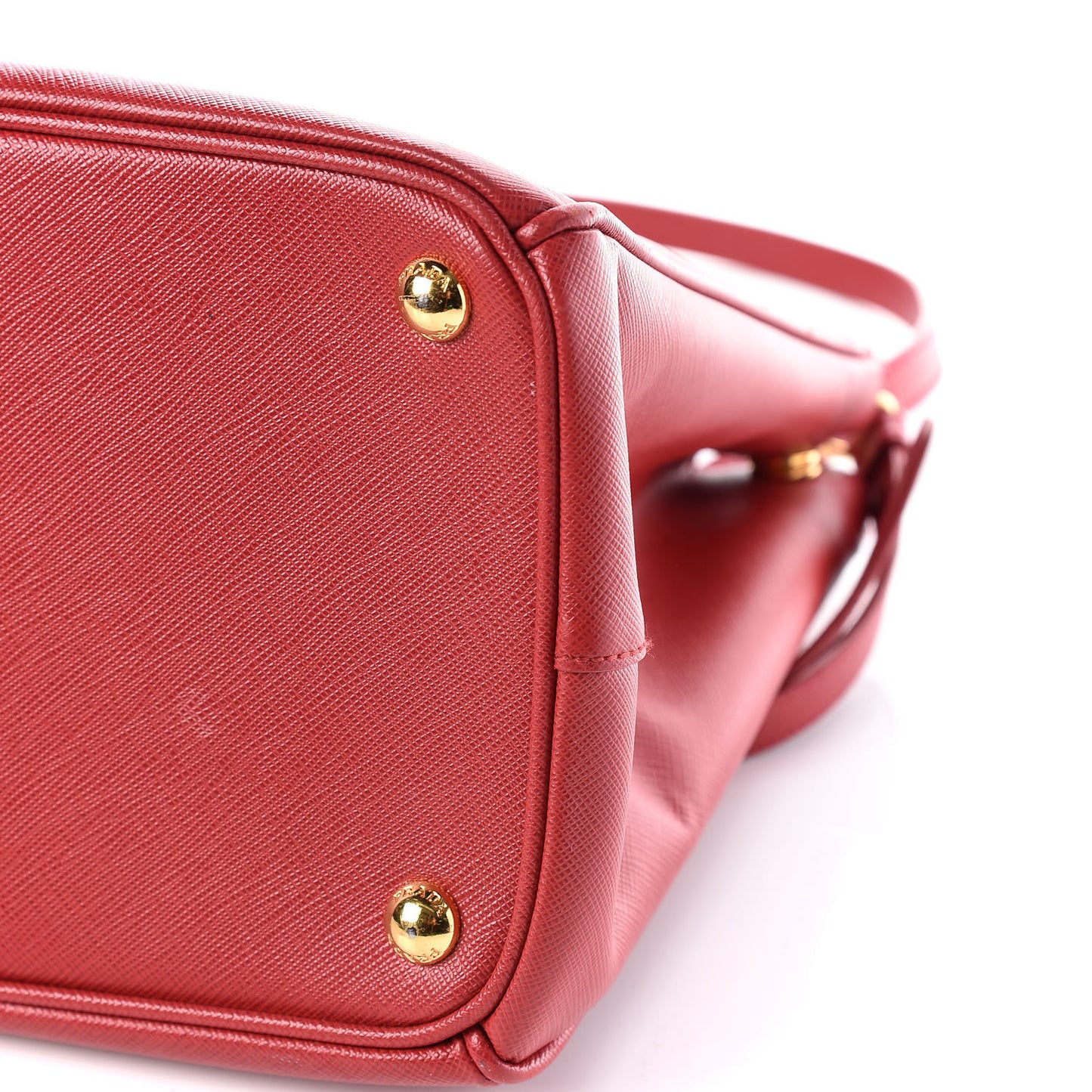 Saffiano Medium Galleria Double Zip Tote Fuoco