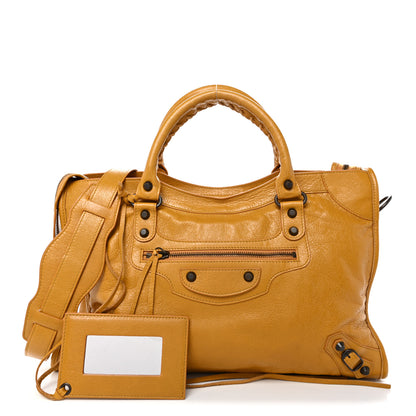 Balenciaga Agneau Classic Hardware City Jaune Moutarde 3 of 11