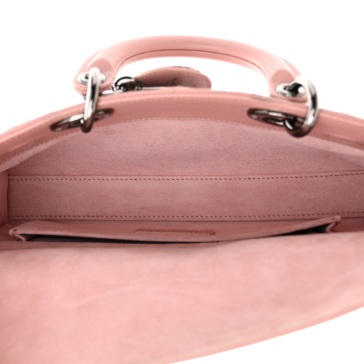 Christian Dior Lambskin Cannage Medium Lady D-Joy Old Rose 5 of 12