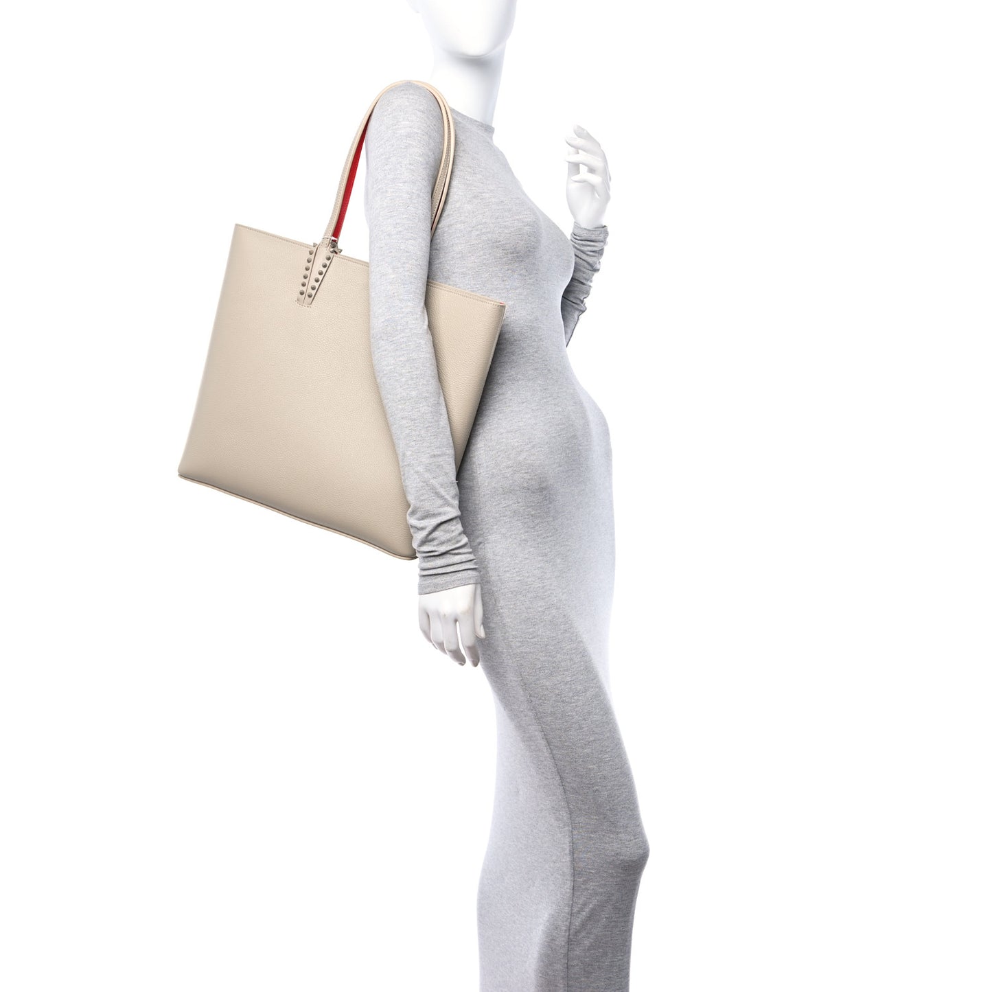 Calfskin Empire Spikes North South Cabata Tote Saharienne