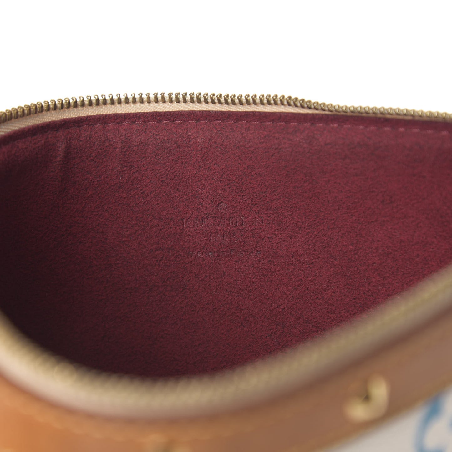 Monogram Multicolor Pochette Accessories White