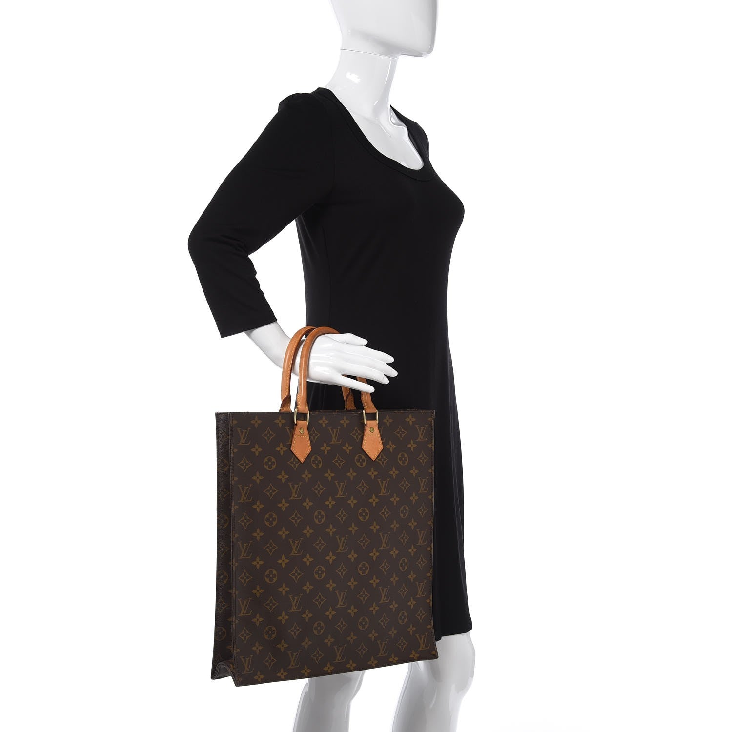 Louis Vuitton Monogram Sac Plat 2 of 13