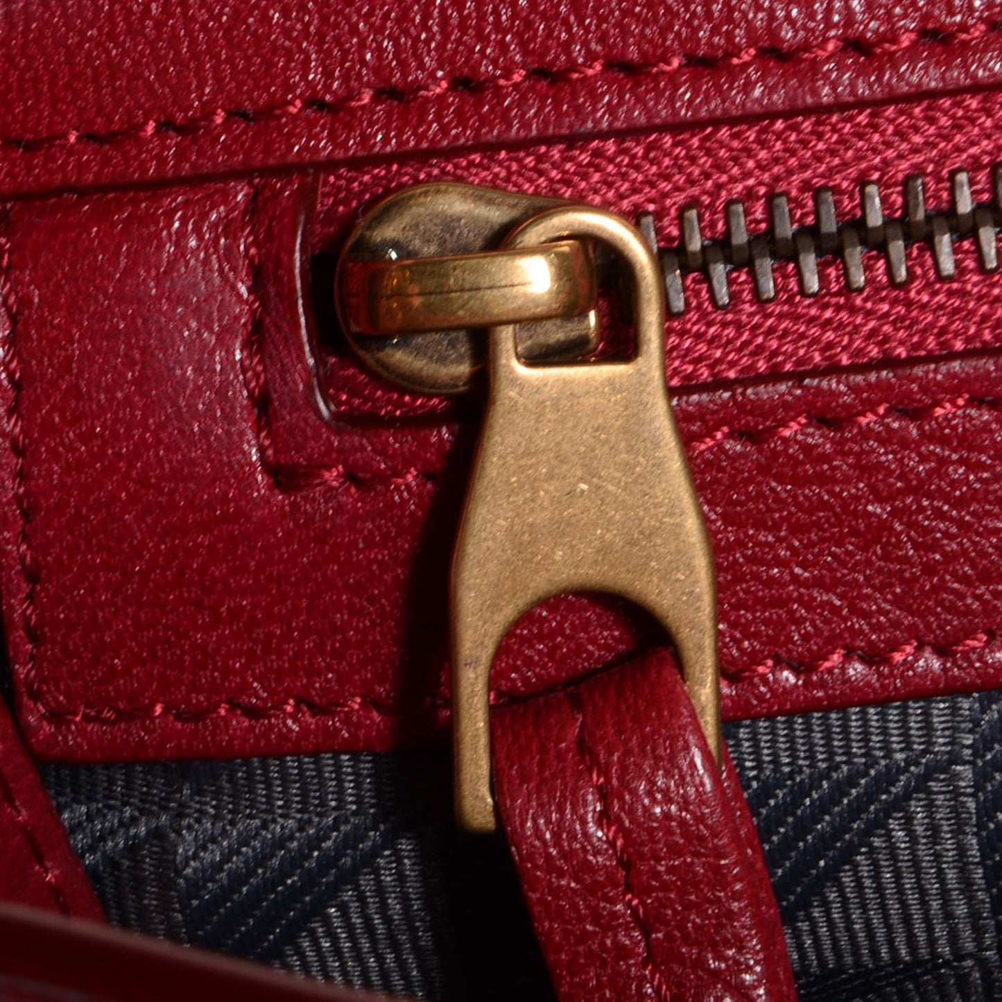 Lambskin Tiny PS1 Satchel Crimson