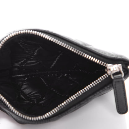 Chanel Metallic Lambskin Star Embossed Coin Purse Case Black 5 of 8
