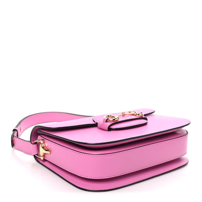 Gucci Azalea Calfskin Horsebit 1955 Shoulder Bag Libre Pink 4 of 9