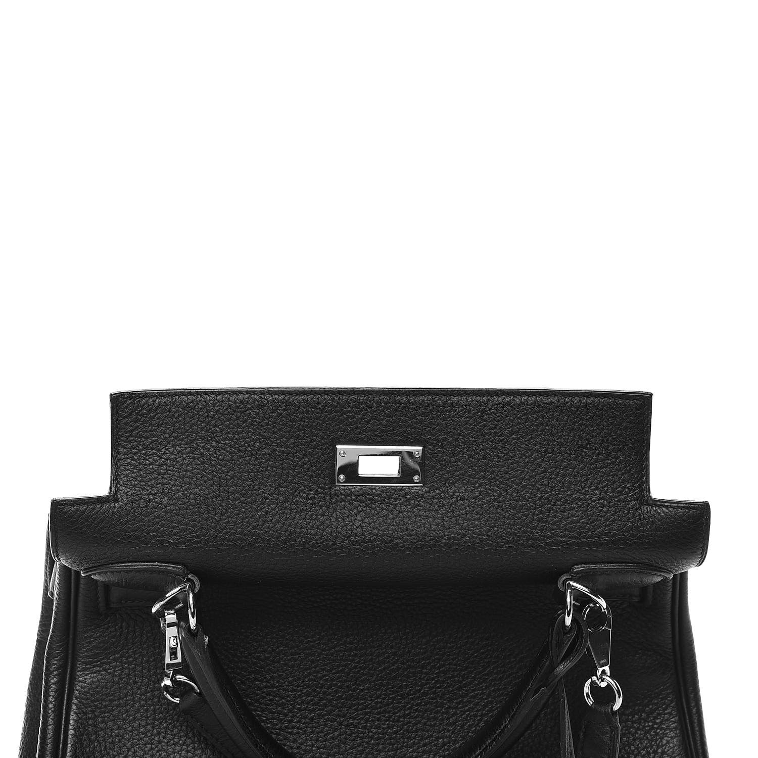 Hermes Taurillon Clemence Kelly Retourne 28 Black 18 of 45