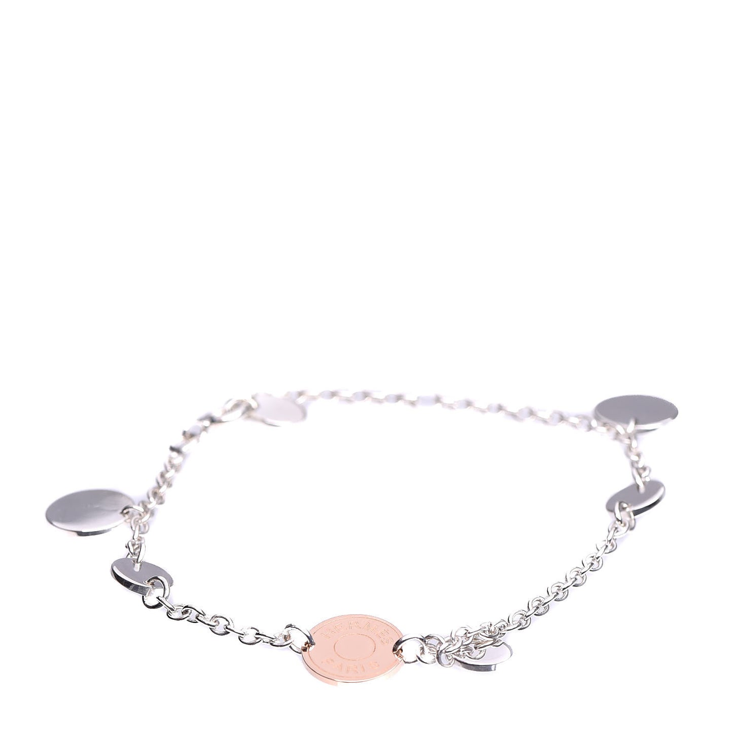 Sterling Silver 18K Rose Gold Confettis Bracelet
