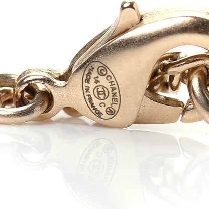 Chanel Pearl CC Pendant Necklace Gold 5 of 6