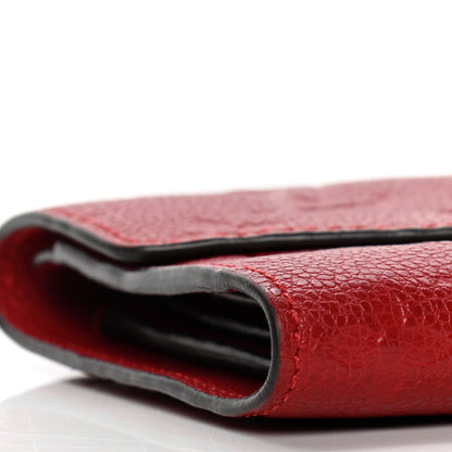 Louis Vuitton Empreinte Compact Curieuse Wallet Cherry 7 of 10