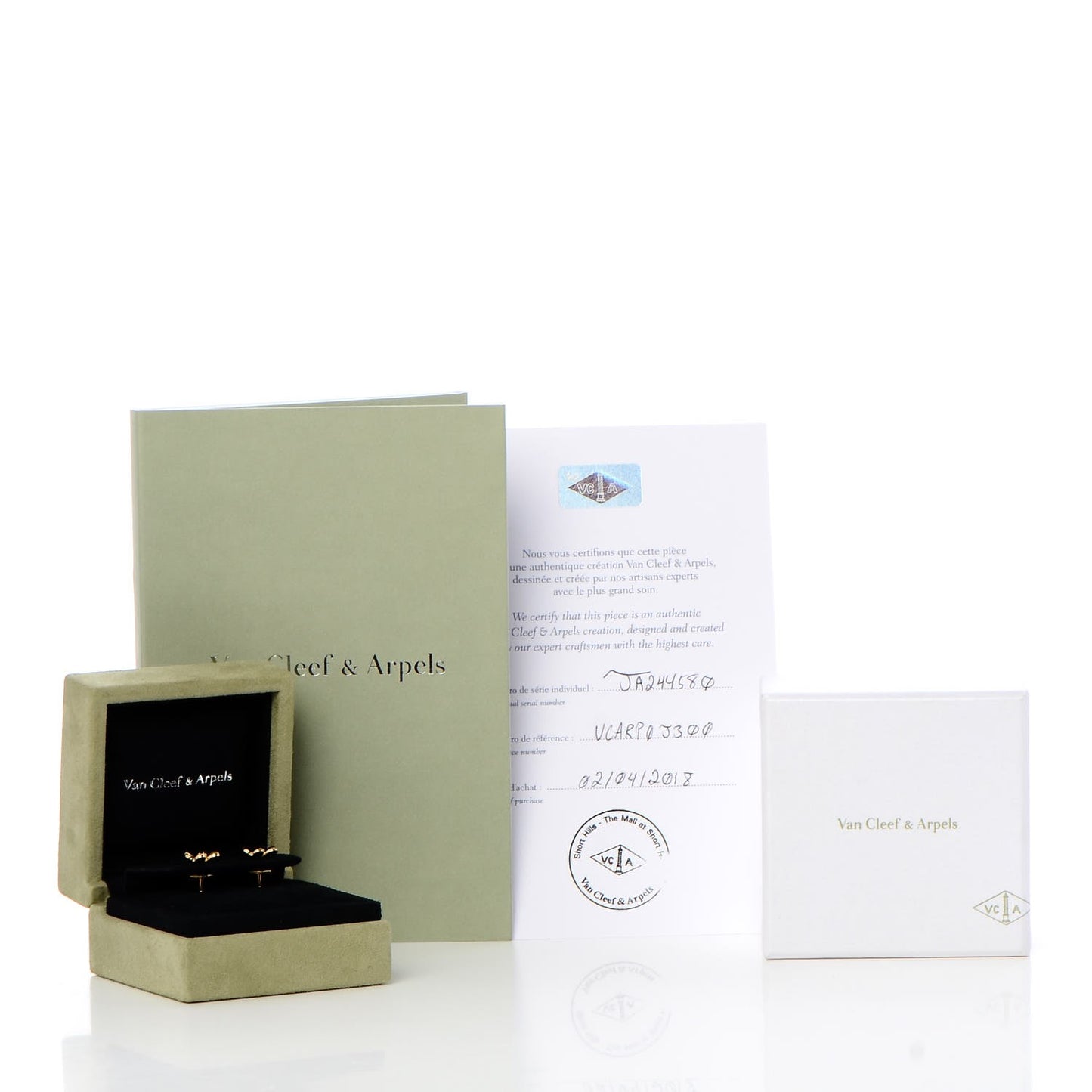 18K Yellow Gold Diamond Mini Frivole Earrings