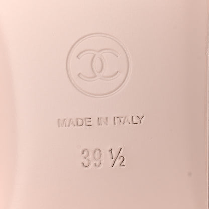 Chanel Lambskin Mary Jane Flats 39.5 Light Pink 9 of 10