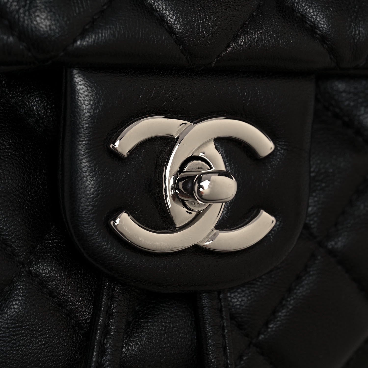 Chanel Calfskin Quilted Large Urban Spirit Backpack Black 13 of 13