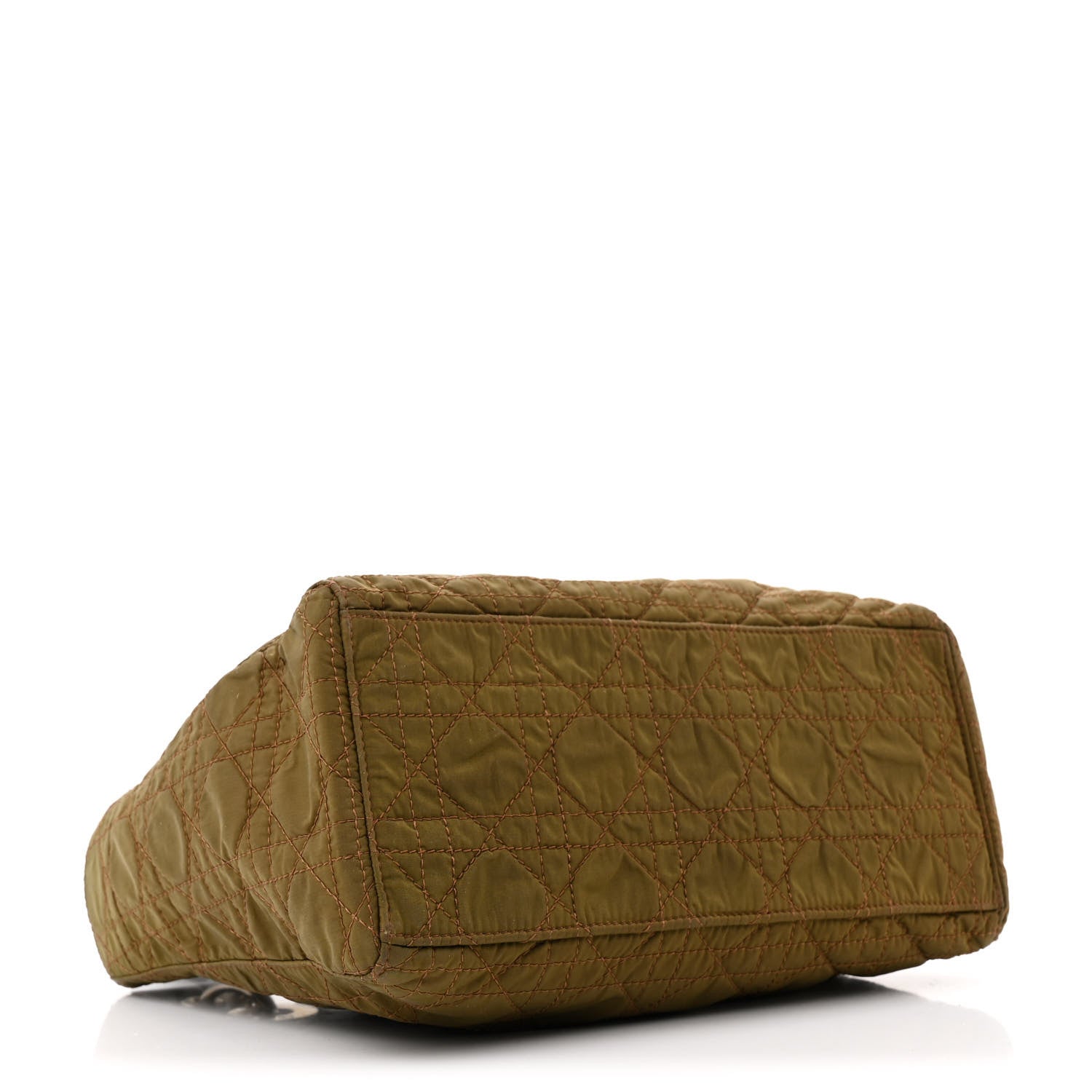 Christian Dior Nylon Cannage Medium Lady Dior Brown 4 of 11