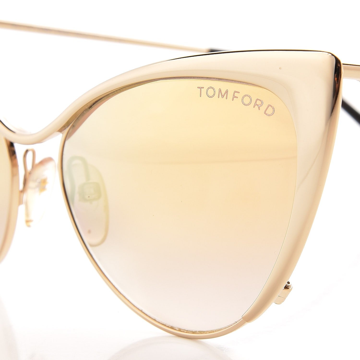 Tom Ford Nastasya Cat Eye Sunglasses TF304 Rose Gold 7 of 8