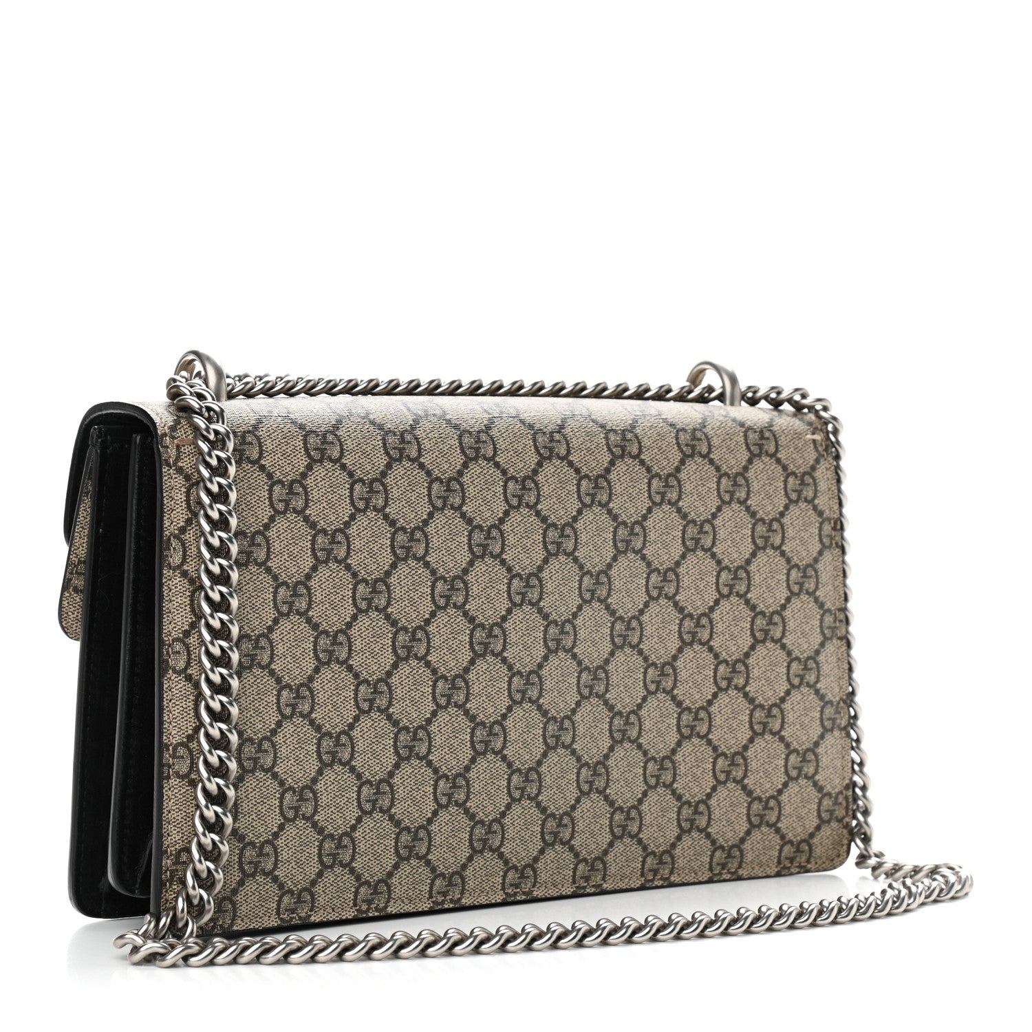Gucci GG Supreme Monogram Small Dionysus Shoulder Bag Black 3 of 12