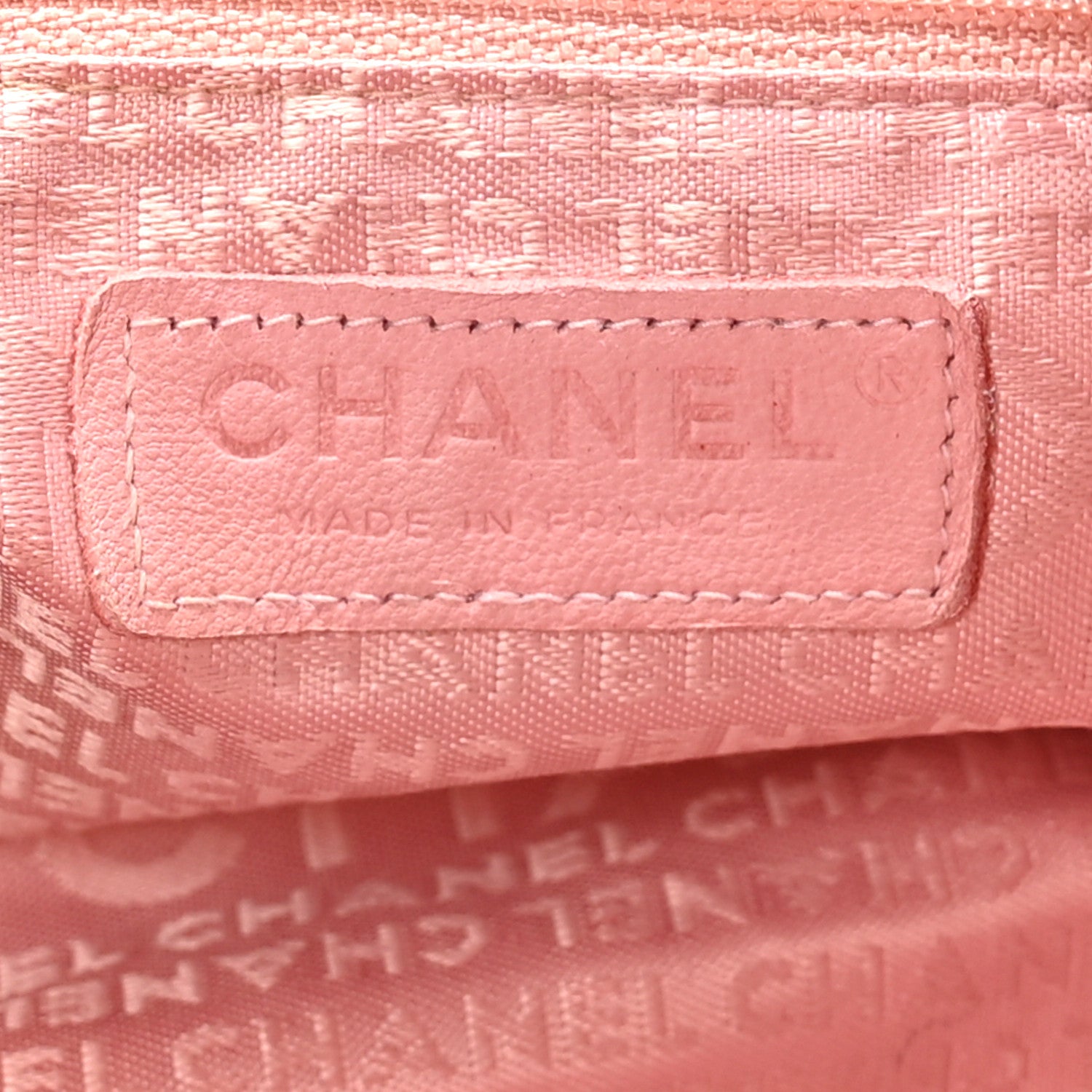 Chanel Caviar Square Stitched Bowler Pink 6 of 13