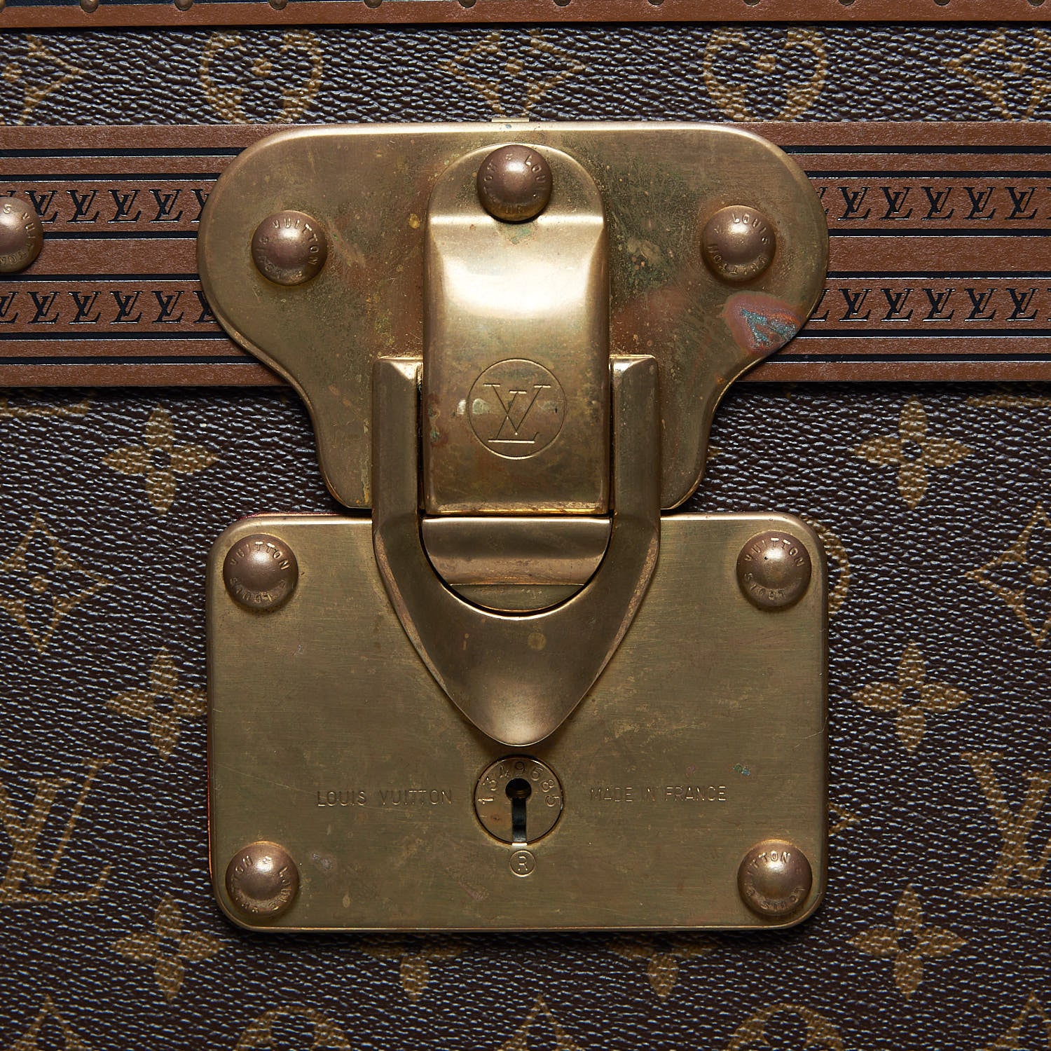 Louis Vuitton Monogram Malle Courrier Lozine Trunk 110 32 of 76
