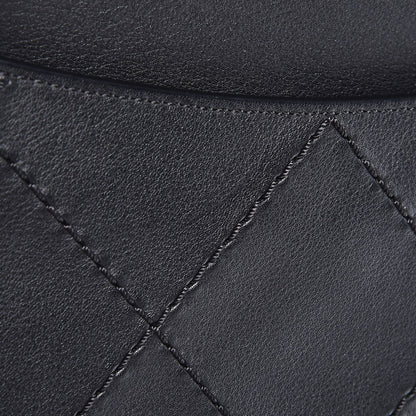 Chanel Calfskin Large Coco Eyelets Shopping Tote Black 9 of 9