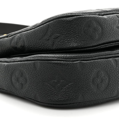 Louis Vuitton Empreinte Monogram Giant Multi Pochette Accessories Black 9 of 12